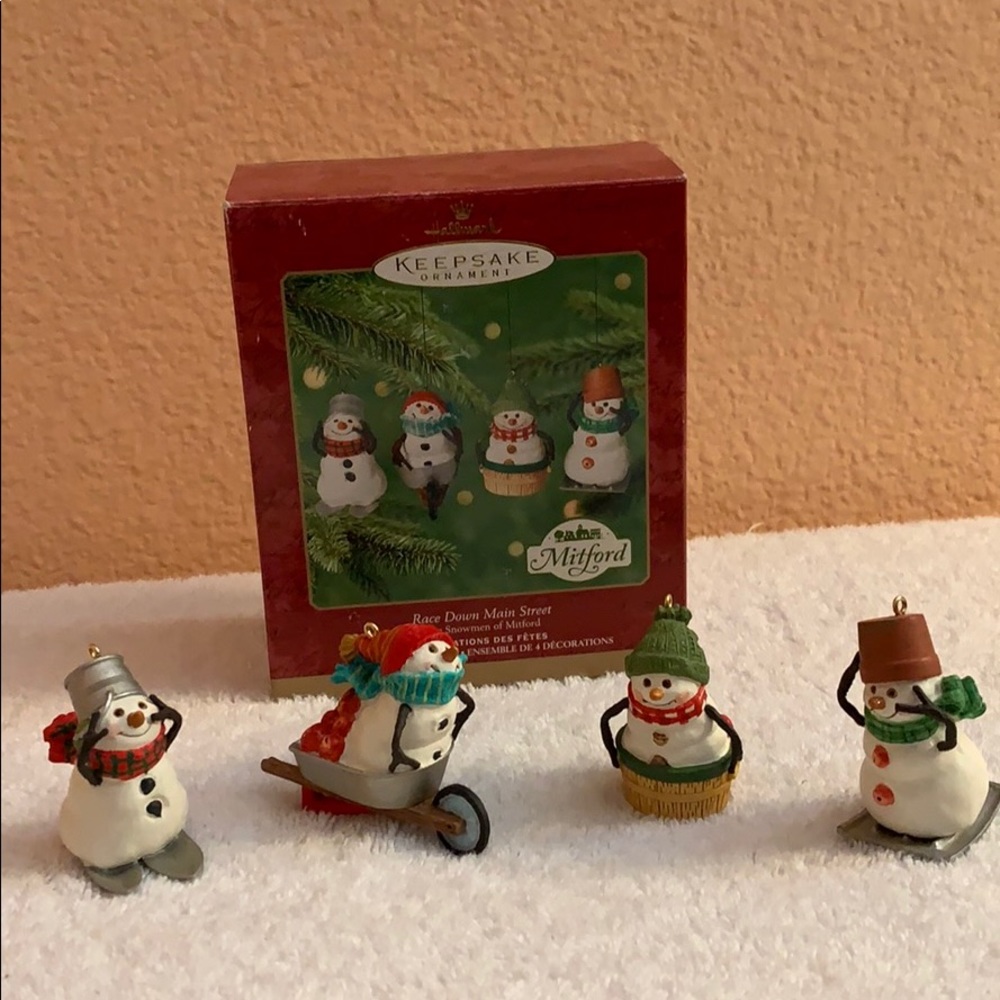 Hallmark ornaments “Race Down Main Street”
